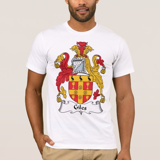 Giles Familienwappen T-Shirt (Vorderseite)