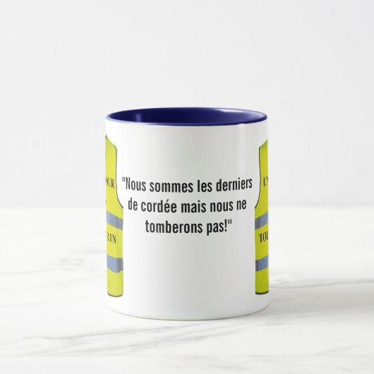 Gilet jaune Tasse (Zentrum)