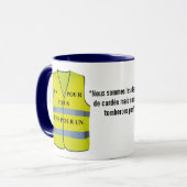 Gilet jaune Tasse (Vorderseite Links)