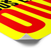 Gilets Jaunes et SLOGAN TOUS ENSEMBLE Poster (Ecke)