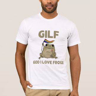 GILF God I Liebe Frösche Christlich Funny Animal T-Shirt