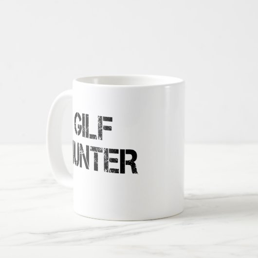 GILF Hunter Kaffeetasse (Vorderseite Links)