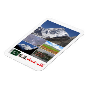 Gilgit-Baltistan - Mosaik - Pakistan - Magnet