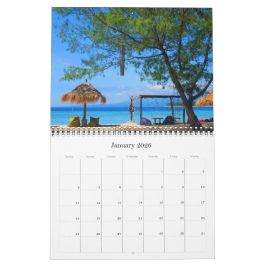 Gili-Inseln 2026 Kalender (Jan 2026)