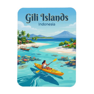 Gili-Inseln Indonesien Magnet