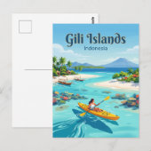 Gili-Inseln Indonesien Postkarte (Vorne/Hinten)