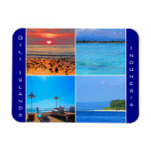 Gili-Inseln indonesisch Magnet (Horizontal)