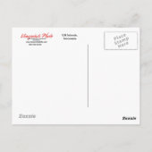 Gili Islands Boat Postcard Postkarte (Rückseite)