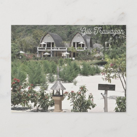 Gili Trawagan - Bali Postkarte (Vorderseite)