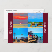 gili trawangan indonesia postkarte (Vorne/Hinten)