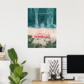 Gili Trawangan, Indonesien - Illustration Poster (Heimbüro)