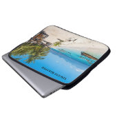 Gili Trawangan Island Paradise Beach Laptopschutzhülle (Vorne Knopf)