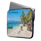 Gili Trawangan Island Paradise Beach Laptopschutzhülle (Vorderseite Links)