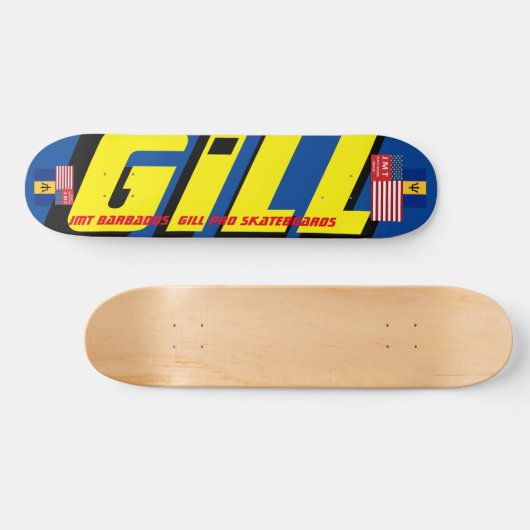 GILL JMT BARB 7 3/4" Skateboard Deck (Horizontal)