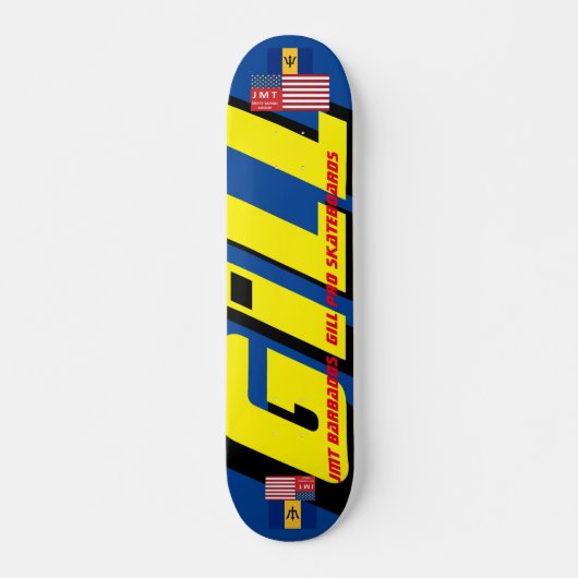 GILL JMT BARB 7 3/4" Skateboard Deck (Vorne)