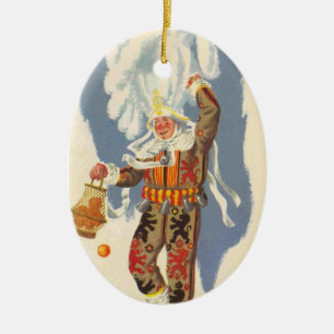 Gilles de Binche Keramik Ornament