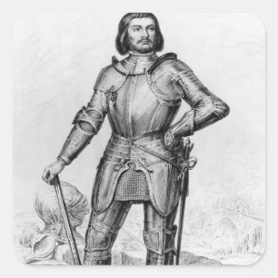 Gilles de Laval, Lord of Rais Quadratischer Aufkleber
