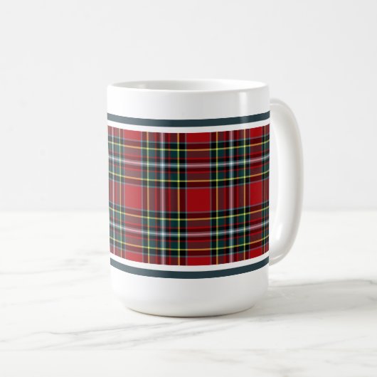 Gillespie Clan Scottish Tartan Kaffeetasse (VorderseiteRechts)