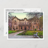 Gillespie Co. Gericht (alt), Fredericksburg, TX Ankündigungspostkarte (Vorne/Hinten)