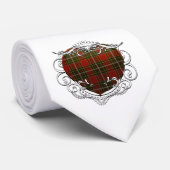 Gillespie Tartan-Herz Krawatte (Gerollt)