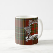Gillespie Tartan-Schild Kaffeetasse (VorderseiteRechts)