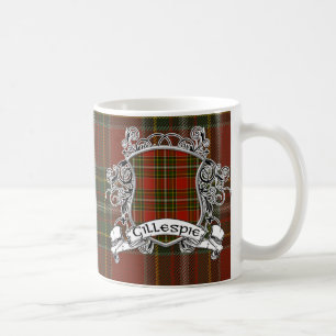 Gillespie Tartan-Schild Kaffeetasse