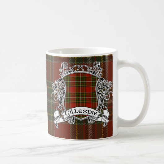 Gillespie Tartan-Schild Kaffeetasse (Rechts)