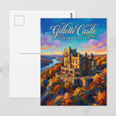 Gillette Castle State Park Connecticut Postkarte (Vorne/Hinten)