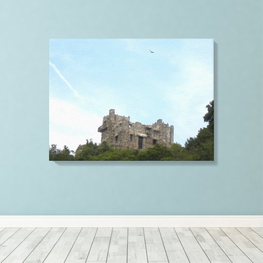Gillette Castle umhüllte Leinwand (Insitu (Holzboden))
