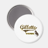Gillette Wyoming City Classic Magnet (Vorderseite/Rückseite)