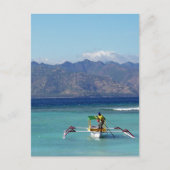Gilli Islands Boat Postcard Postkarte (Vorderseite)