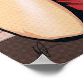 Gillian Anderson Poster (Ecke)