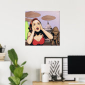 Gillian Anderson Poster (Heimbüro)