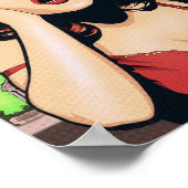 Gillian Anderson Poster (Ecke)
