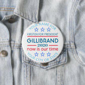Gillibrand Präsidentschaftswahlkampf 2020 Button (Beispiel)