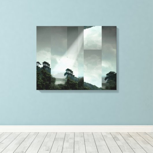 Gillingham Chopped Leinwanddruck (Insitu (Holzboden))