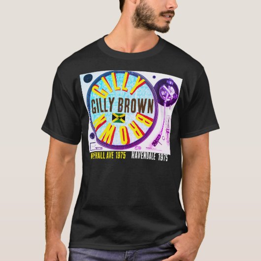 GILLY BROWN TRIBUT Basic Dark T-Shirt (Vorderseite)