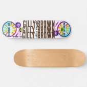 GILLY BROWN TRIBUTE 8 1/4" Skateboard Deck (Horizontal)