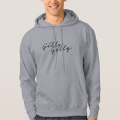 Gilly Küchen-Schweiss-Shirt - Holzkohlen-Logo Hoodie (Vorderseite)