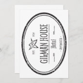 Gilman House Innsmouth Lovecraftian Einladung (Vorne/Hinten)