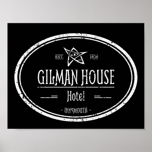 Gilman House Innsmouth Lovecraftian Poster (Vorne)