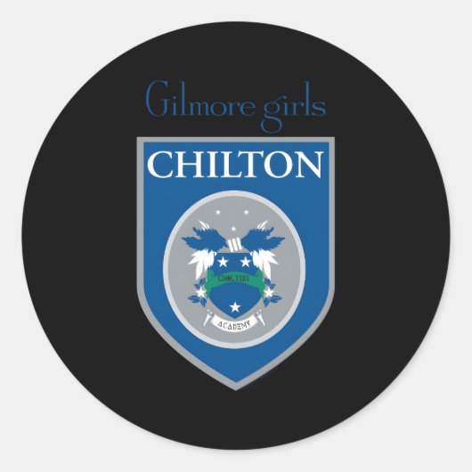 Gilmore Chilton Wappen Runder Aufkleber (Vorderseite)