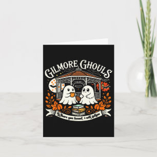 Gilmore Cozy Ghouls Ghost Parody Halloween Fall Fr Karte