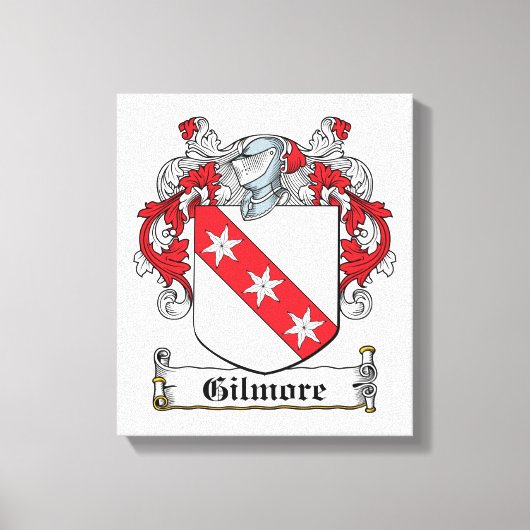 Gilmore Familienwappen Leinwanddruck (Vorderseite)