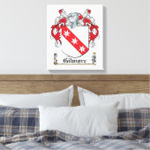 Gilmore Familienwappen Leinwanddruck (Insitu (Schlafzimmer))