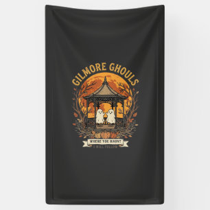 Gilmore Ghouls Halloween-Geist-Gartenpavillon-Desi Banner