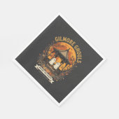 Gilmore Ghouls Halloween-Geist-Gartenpavillon-Desi Serviette (Ecke)