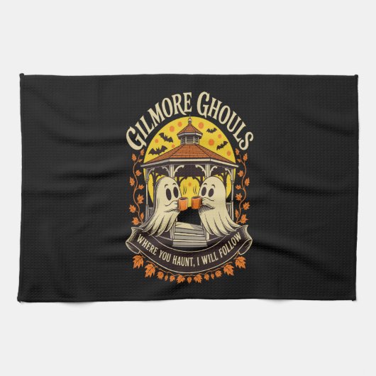 Gilmore Ghouls Halloween Ghost Geschirrtuch (Horizontal)