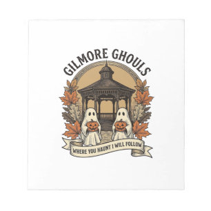 Gilmore Ghouls Vintage Halloween Geist Notizblock