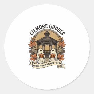 Gilmore Ghouls Vintage Halloween Geist Runder Aufkleber